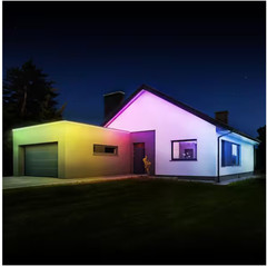 Hampton Bay Smart 1000 Lumen 16ft White RGB LED Neon Flex Rope Light 120V Plugin