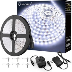 Safe 5M Dimmable LED Light Strip – Bright Daylight White for Aesthetic Touches