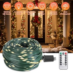 330FT 1000 LED Fairy String Lights Christmas Tree Wedding Party Outdoor Decor