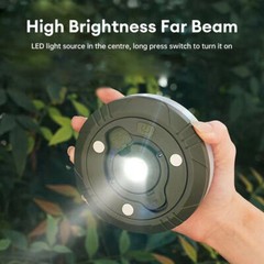 33ft Rechargeable Portable LED Camping String Lights Tent Fairy Lights RGB+Warm