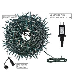 Multicolor 200 LED Christmas String Lights Waterproof Christmas Lights 8 Mode