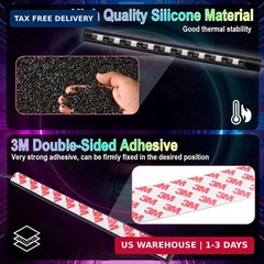 Car Interior Lights, 5V LED Strip Lights with USB Adapter, Ambient Car Lighting