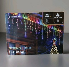 Christmas String Lights Outdoor 131Ft/40M 1680 LED 8 Modes App & Remote Control