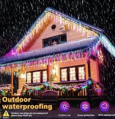 Christmas String Lights Outdoor 131Ft/40M 1680 LED 8 Modes App & Remote Control