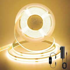 Super Bright Warm White COB LED Strip – Kitchen Illumination
