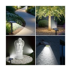 2025 Upgraded Solar Lights Outdoor Waterproof IP68, 36 LEDs 3 Light… Fast Ship