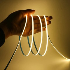 5V COB LED Strip 3mm 5mm 8mm Width 320LEDs High Density COB LED Tape AA Battery