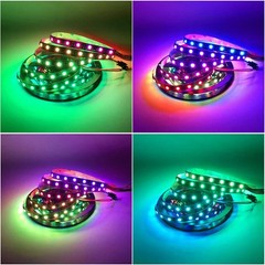 5M 5050 WS2811 RGB Dream Color LED Strip Light Waterproof Pixel Addressable 12V