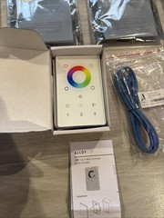 Alloy led Interior LED Strip Lights , Smart Control glass RGB Remote