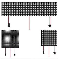 DC5V WS2812B 5050 RGB Flexible LED Panel Matrix Display Screen Addressable Light