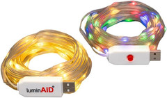 LED String Lights – 2-Pack of 32Ft USB Lights with 100 LED Bulbs per Strand – Wa