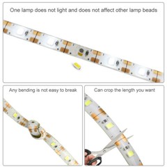 1-5M SMD 2835 5v led tape Dimmable Touch sensor white warm white USB LED strip
