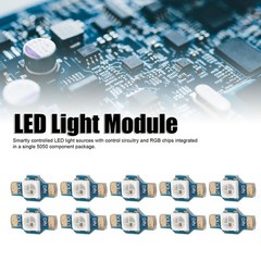 10Pcs WS2812 RGB LED Module High Brightness Energy Saving Lightweight LED Light
