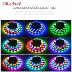WS2812B 5V 5050 RGB LED Strip 1-5M 30 60 144 150 300 Leds Individual Addressable
