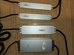 Lot of 3 Professional LED Light Strips W/ 4 Power Supplies New