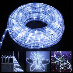 100-300Ft LED Rope Strip Light Waterproof Multi-color 4Mode Home Landscape Light
