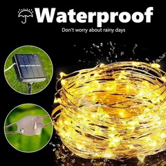 Solar String Lights LED Waterproof Copper Wire Xmas Garden Party Decor Outdoor
