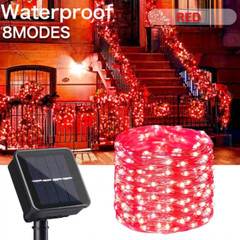100-400 LED Solar Power String Fairy Lights Garden Outdoor Party Christmas Lamps