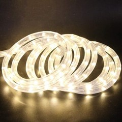 Super Bright Solar Rope Fairy Lights 100 LED Strip Outdoor Garden Landscape Lamp