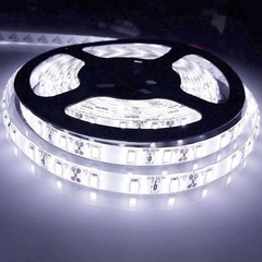 16ft Super Bright 5630 6000K Daylight White LED Strip Lights 12V 6A Power Supply