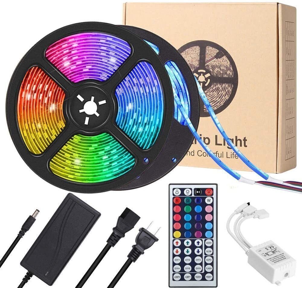 16ft LED Strip Light Music Sync Bluetooth 5050 RGB Room Light w/ Remote New