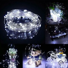 200/300LED Solar Fairy String Lights Copper Wire Outdoor Garden Xmas Party Decor