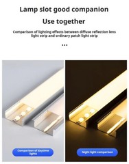 Diffuse Reflection LED Light DC 24V High Brightness Lens Flexible LED Strip
