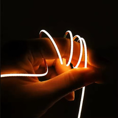 Ultra Slim 2mm 12V COB 480leds/m LED Flexible Strip light Tape Lights Bar Room