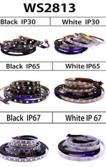 WS2813 RGB LED Strip Double Signal DC5V 30/60/144LEDs/m Individual Addressable