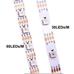 5050 WS2813 4Pin RGB Magic Color LED Strip Dual Signal Individual Addressable 5V
