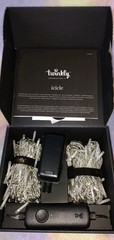 Twinkly Icicle Lights 190 Multicolor RGB LED App-Controlled Holiday Lights Open