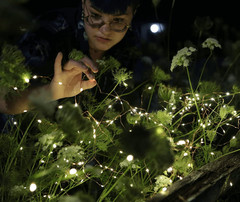 Solar String Lights Mini Short Outdoor Led Fairy Light 15 Ft 50 Led Waterproof f