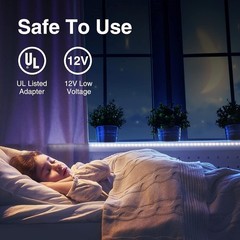 Safe 5M Dimmable LED Light Strip – Bright Daylight White for Aesthetic Touches