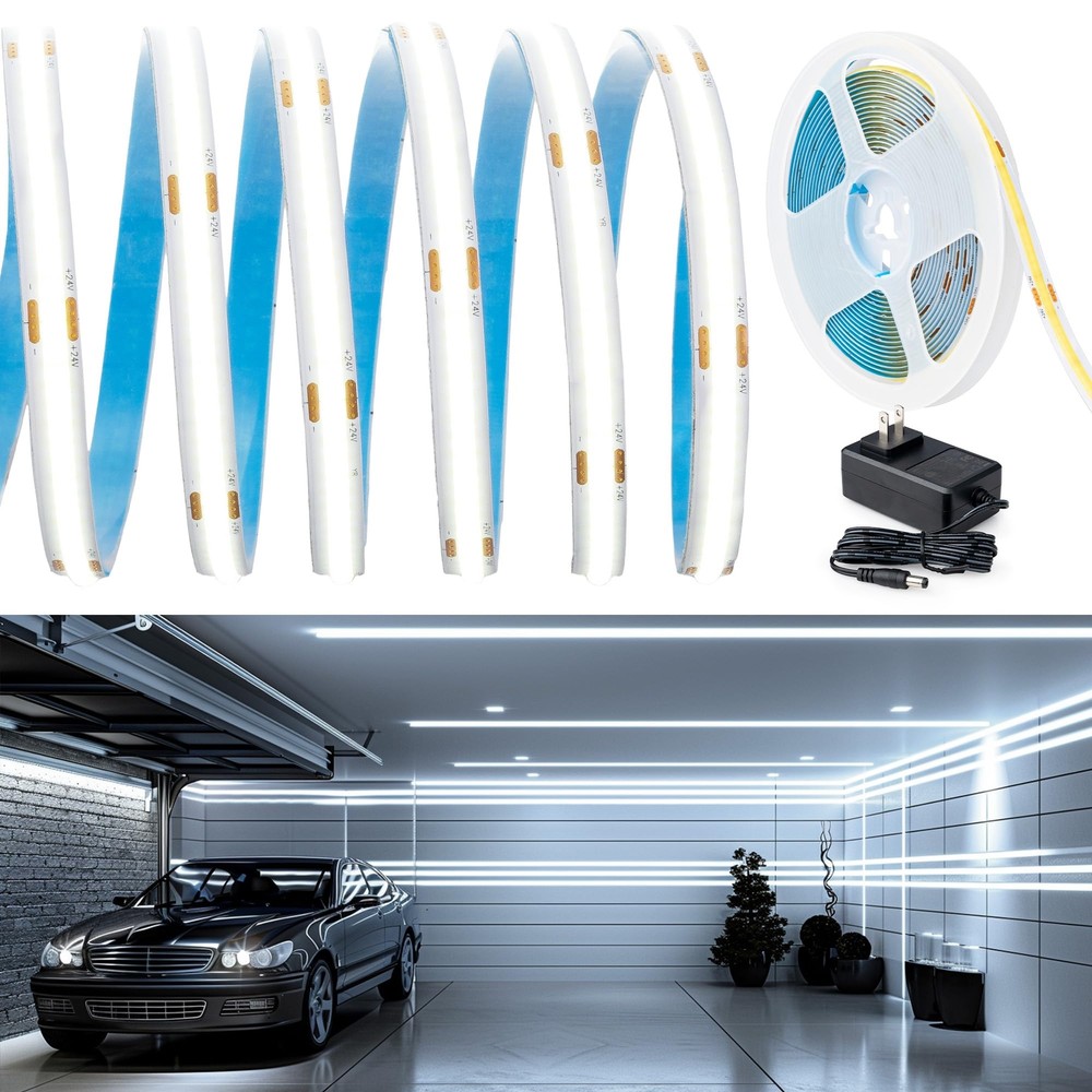 WYZworks COB LED Strip Light 16.4ft/5m, CRI 90+ 3000K/6000K 3200LEDs Light