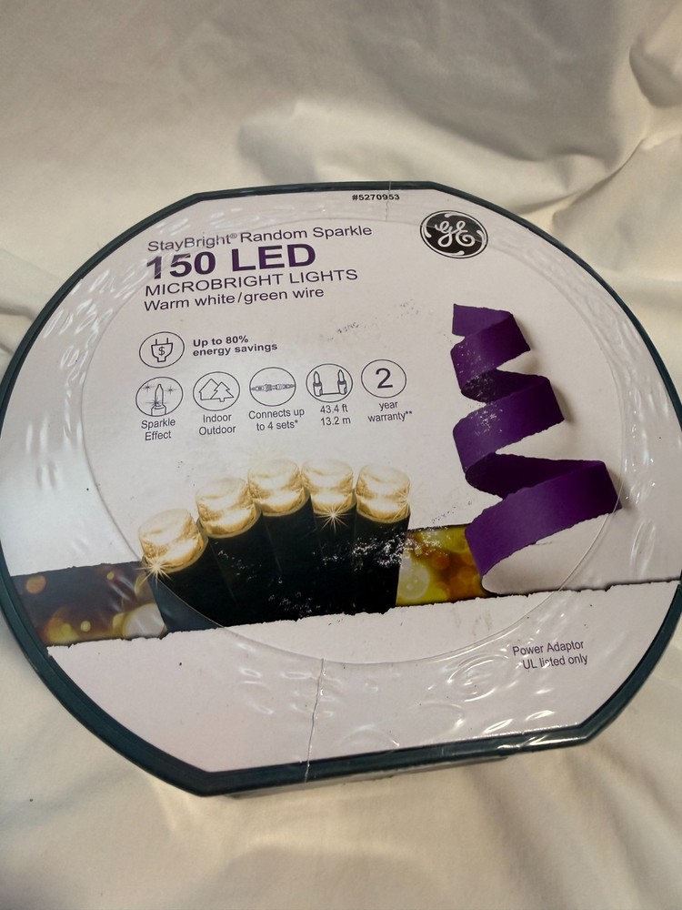 StayBright Random Sparkle 150 LED Microbright Lights Sparkle effect