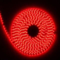 110V 5050 RGB LED Strip Outdoor Flexible Light Lamp Roll Waterproof IP67 US Plug