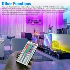 Flexible 5050 RGB LED Strip Light Remote Fairy Light Room Party Waterproof