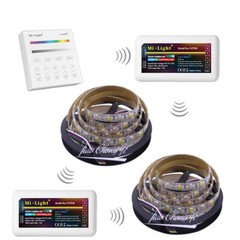 5-20M 5050 RGBW LED strip strip with 2.4G B4 Wall Mount Led Panel Remote +Power