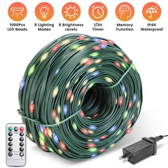 1000 LED Fairy String Lights Christmas Tree Wedding Xmas Party Outdoor Decor