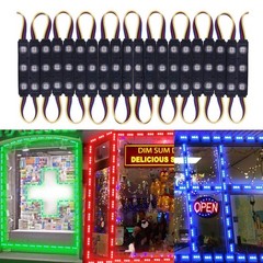10ft-500ft RGB SMD 5050 3 LED Injection Module Light Strip w/Interface DC 12V
