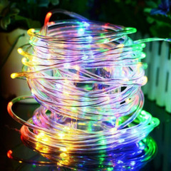 Solar Rope Lights LED PVC Tube Fairy String Lights For Garden Outdoor Waterproof