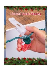 C9 Led Christmas String Lights, 68 Feet 100 LED Strawberry Roof Lights with 1…