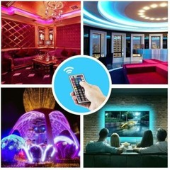 Led Strip Lighting 5M 16.4 Ft 5050 RGB 150 LEDs Flexible Color Changing Light