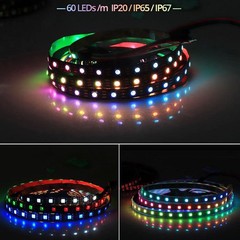5V 12V SK6812 RGBW 4in1 Full Color LED Strip Light Pixel Individual Addressable