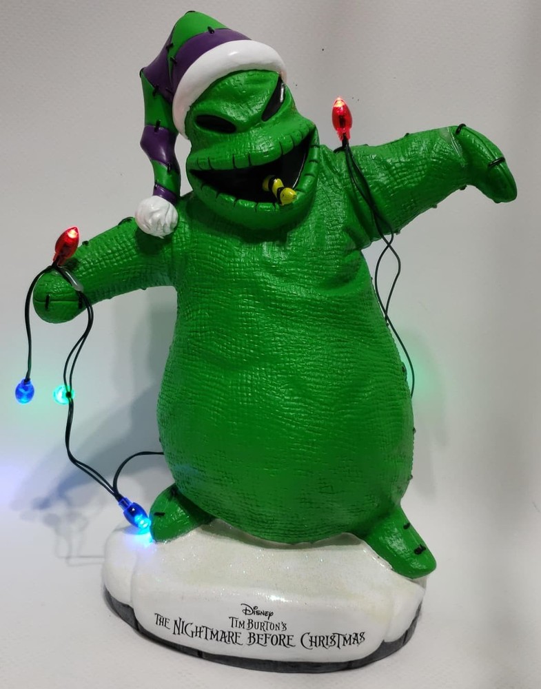 Disney The Nightmare Before Christmas Oogie Boogie Light-Up Garden Statue