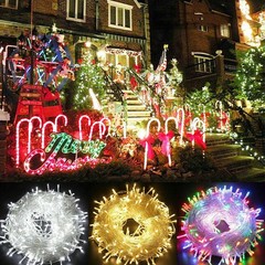 100-800 LED Twinkle Fairy String Lights Christmas Tree Wedding Patio Xmas Decor
