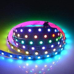 1-5M 5V WS2812B 5050 RGB LED Strip 30 60 144 150 300 Leds Individual Addressable