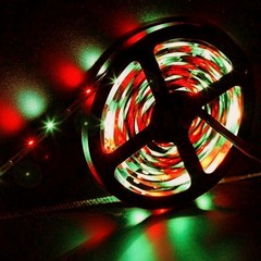 16.4ft LED Strip 3528 SMD RGB Rope Tape Fairy Light 12V for Party TV Bar Bedroom