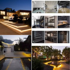 16.4ft 384LEDs/m Waterproof COB LED Strip Lights IP68 Outdoor Boat Cars Lighting