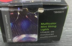 PORTFOLIO Multicolor Mini String Lights, 88 Feet Long, 496 MultiColor LED Lights